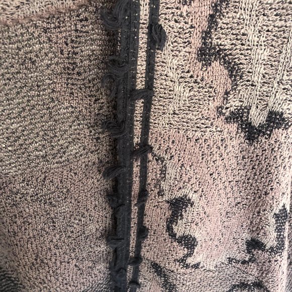 FREE PEOPLE Snakeprint Boho Open Cardigan - Picture 5 of 8